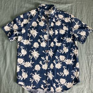 Men’s Floral Print Short Sleeve Button Up | Old Navy